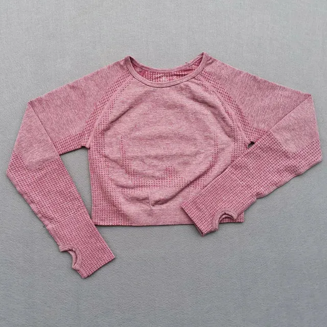 Seamless Long Sleeve Yoga Top for Women
