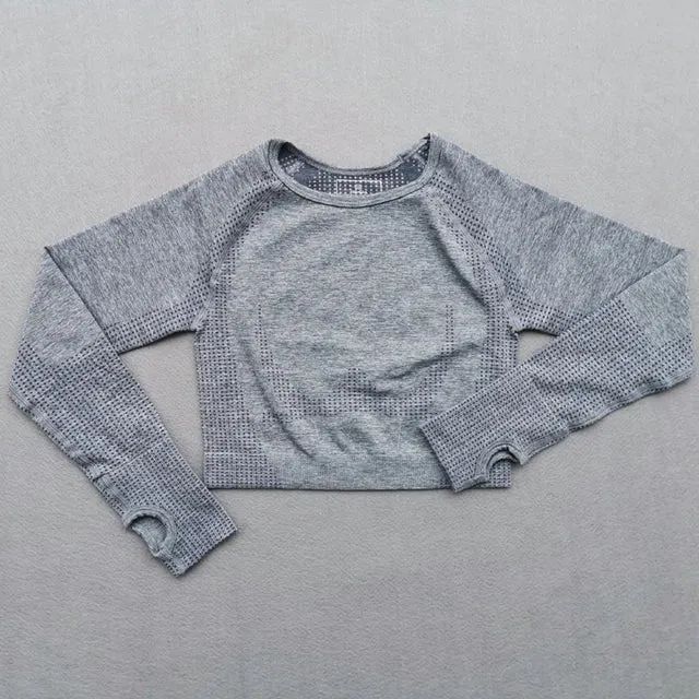 Seamless Long Sleeve Yoga Top for Women