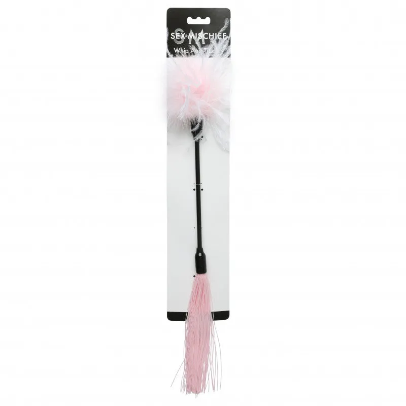 Sex and Mischief Whip and Tickle - Pink and White