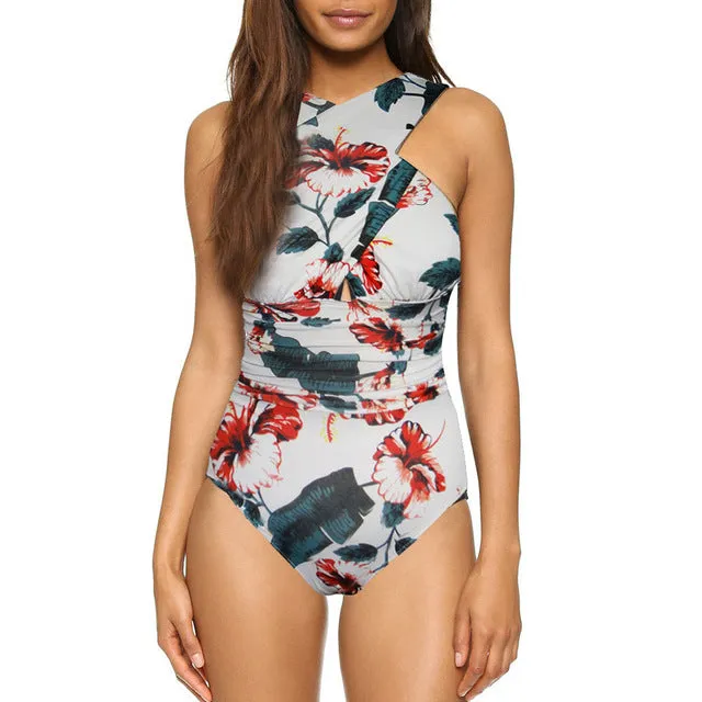 Sexy Cross Halter Swimwear