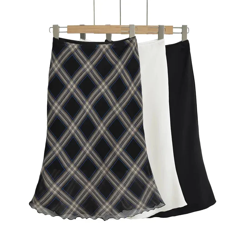 Sexy Mesh High Waist Mini Skirt