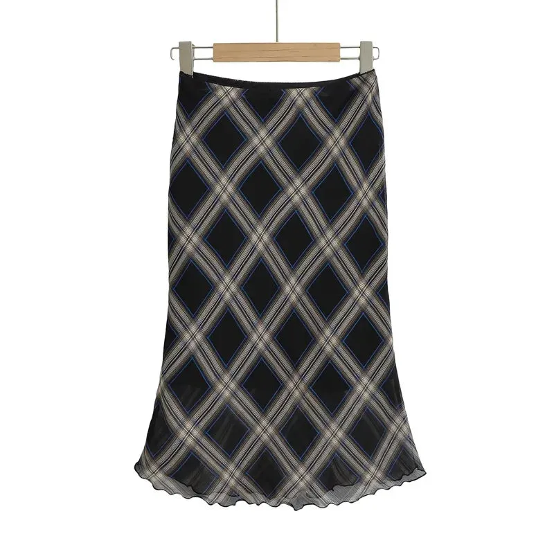 Sexy Mesh High Waist Mini Skirt