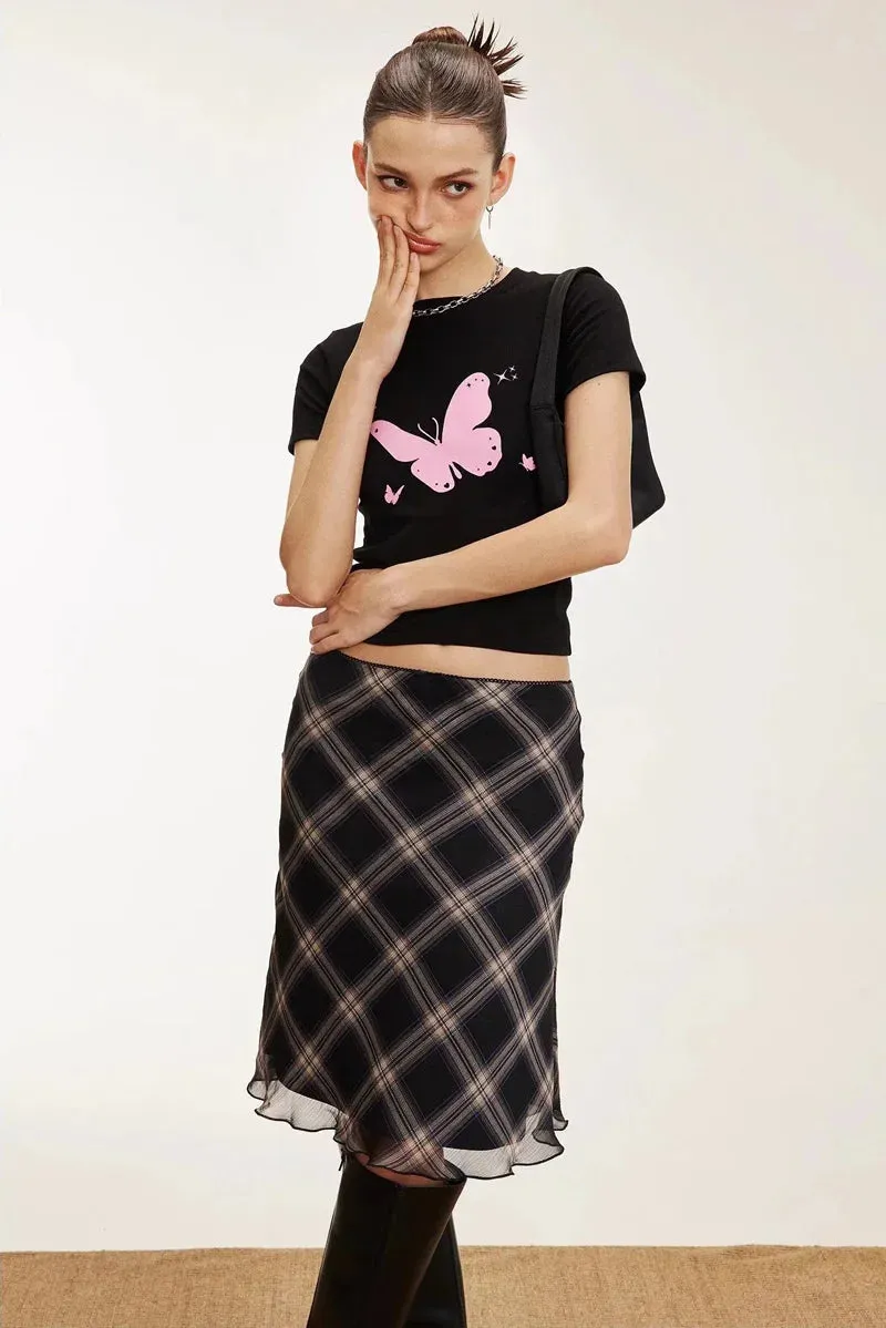 Sexy Mesh High Waist Mini Skirt