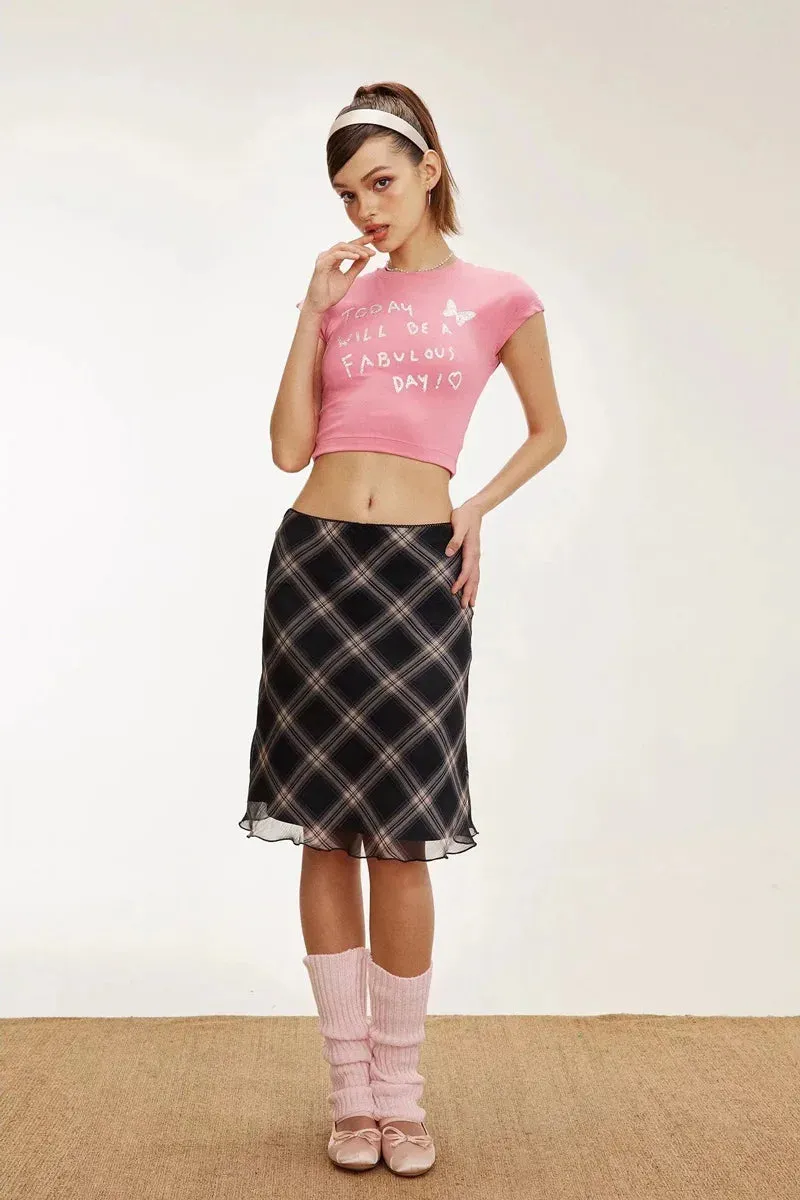 Sexy Mesh High Waist Mini Skirt