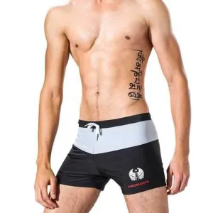Sexy U Convex Breathable Patchwork Swimwear