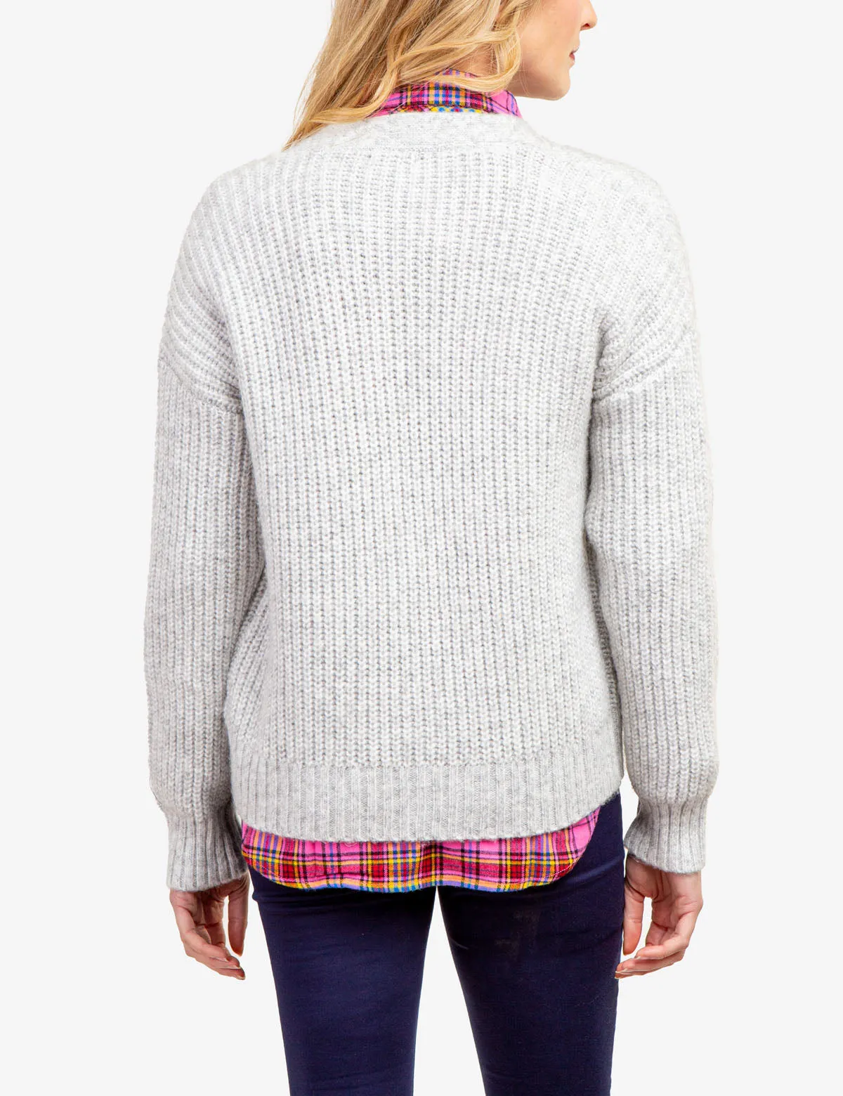 SHAKER CARDIGAN SWEATER