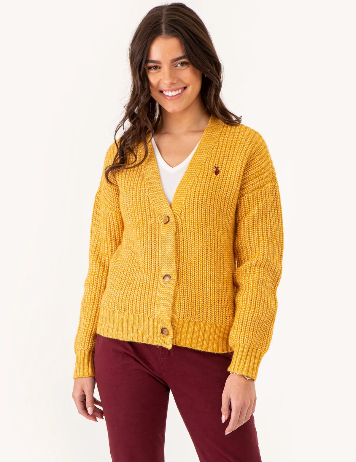 SHAKER CARDIGAN SWEATER
