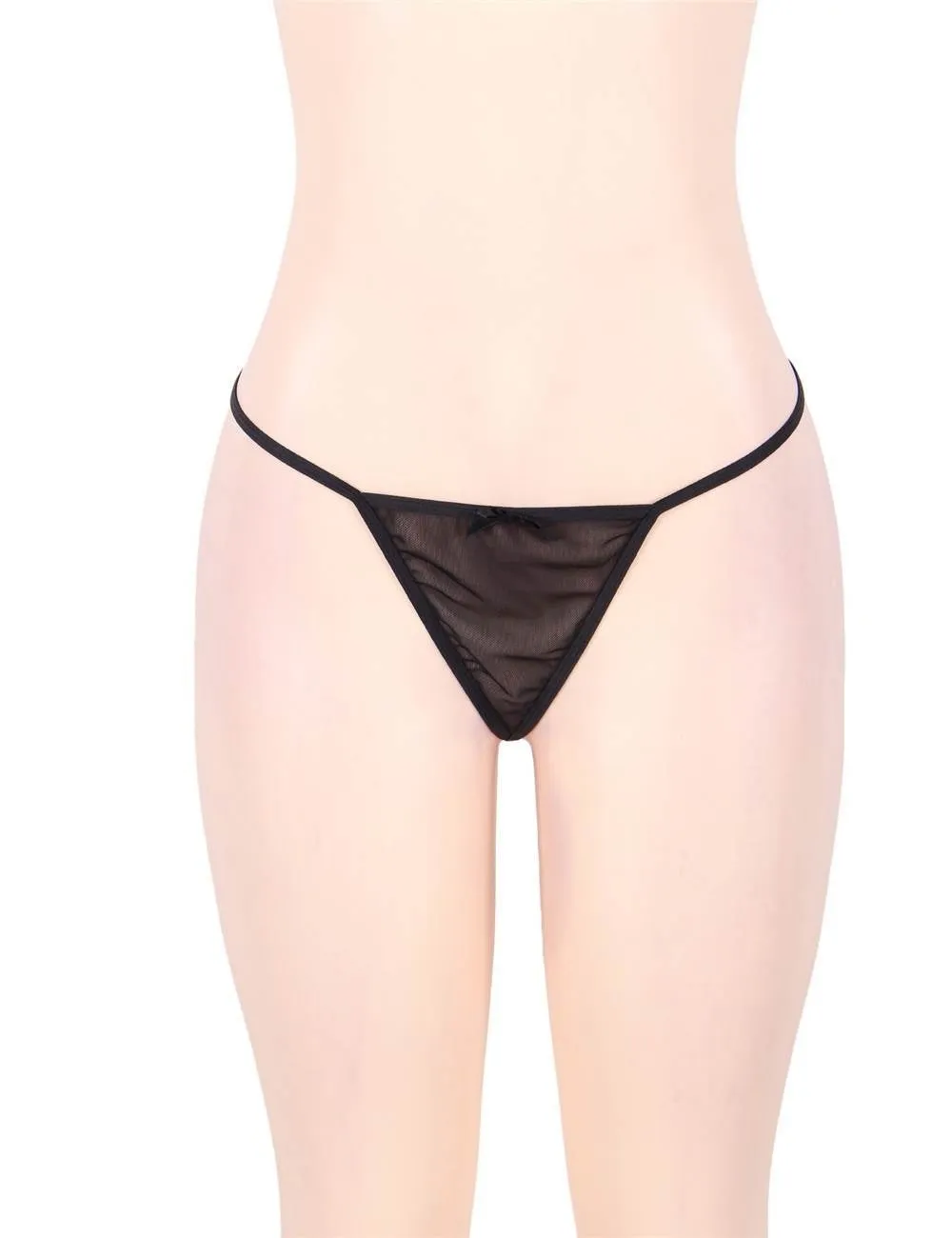 Sheer Mesh Halter Lingerie Egypt Set