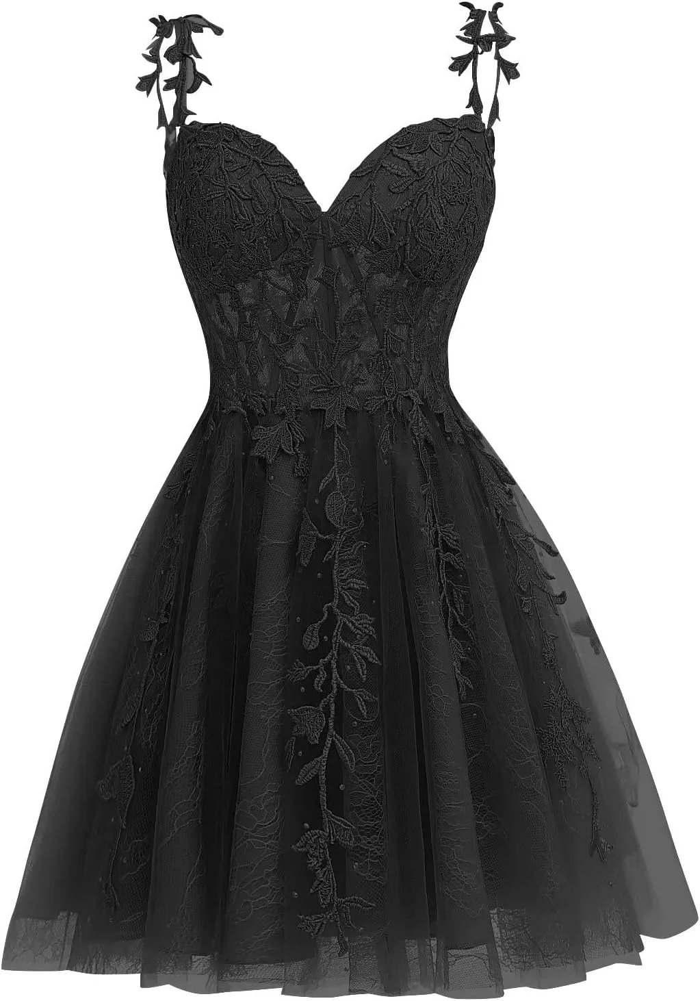 Short Navy Blue Homecoming Dresses 2024 Lace Wedding Guest Dress