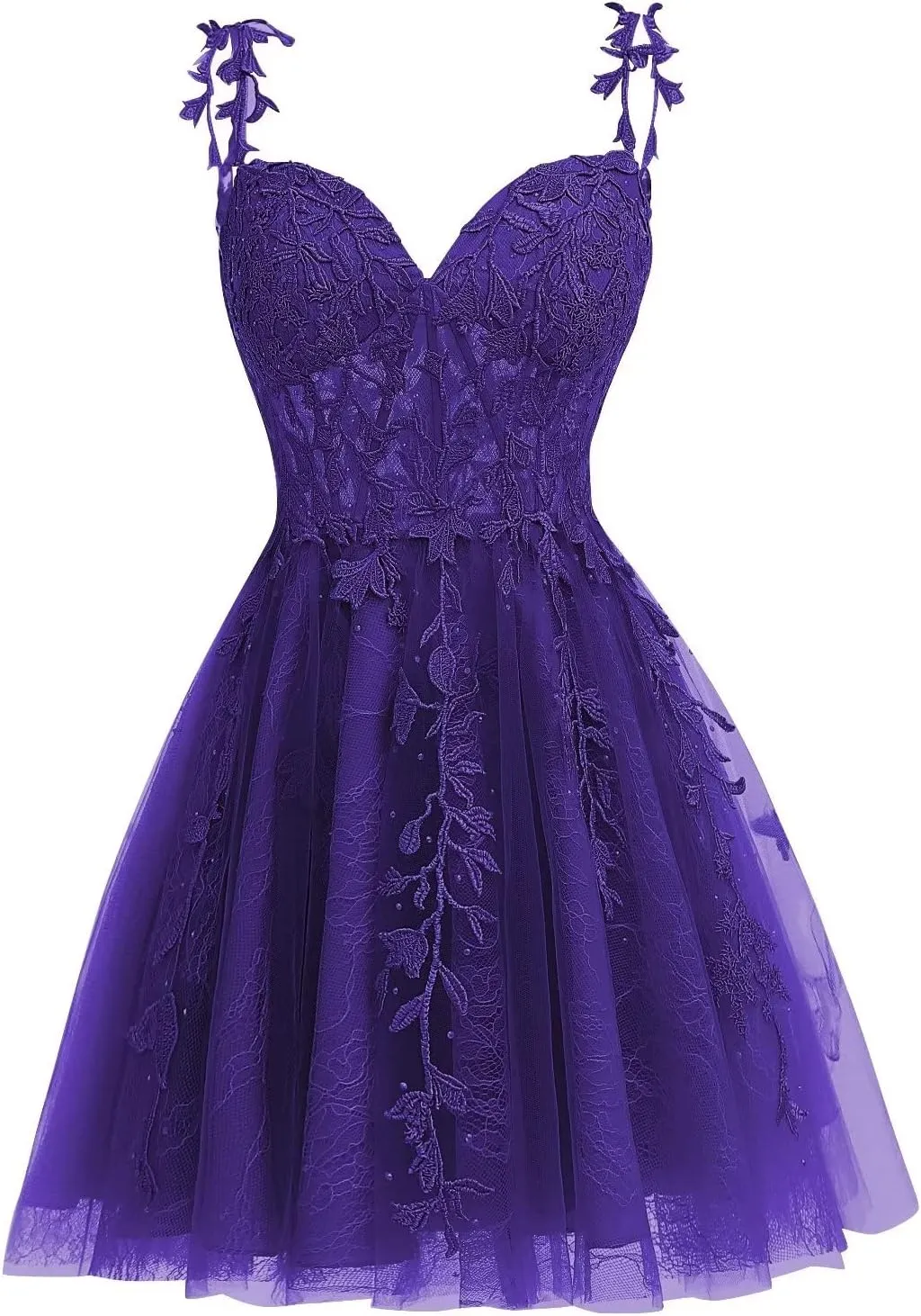 Short Navy Blue Homecoming Dresses 2024 Lace Wedding Guest Dress