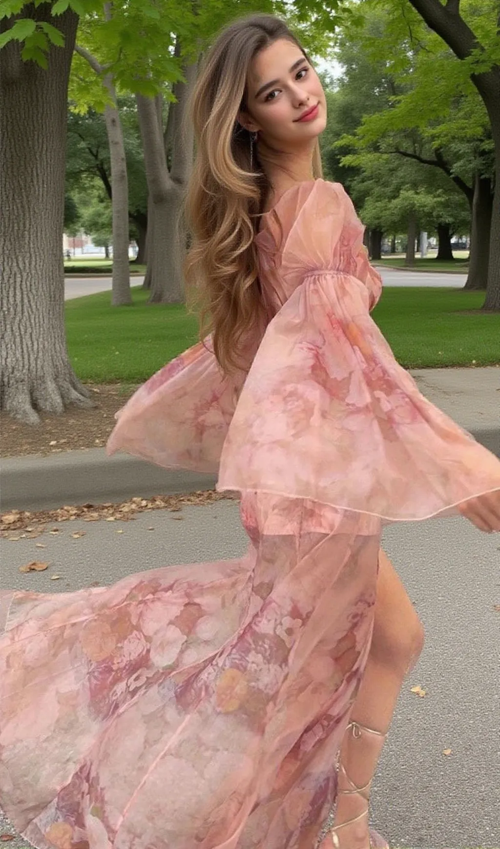 SILK FLORAL MAXI SET DRESS IN ROSE PINK