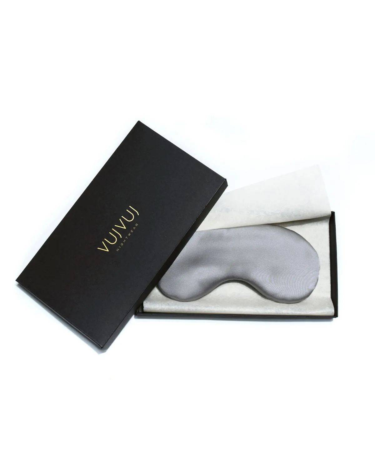 Silk Sleep Mask In Grey