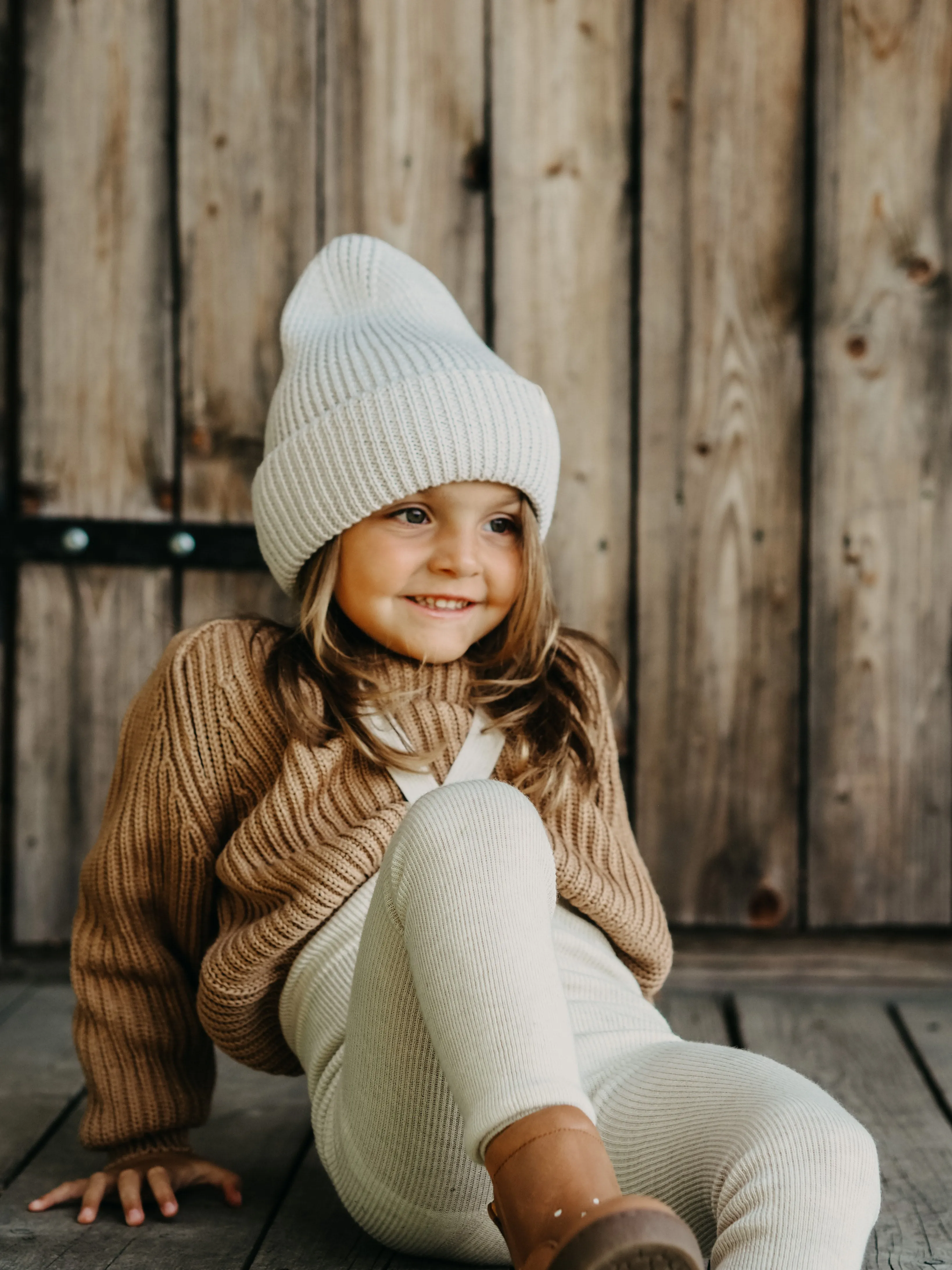 SILLY SILAS FOOTLESS MERINO WOOLY TIGHTS CREAM
