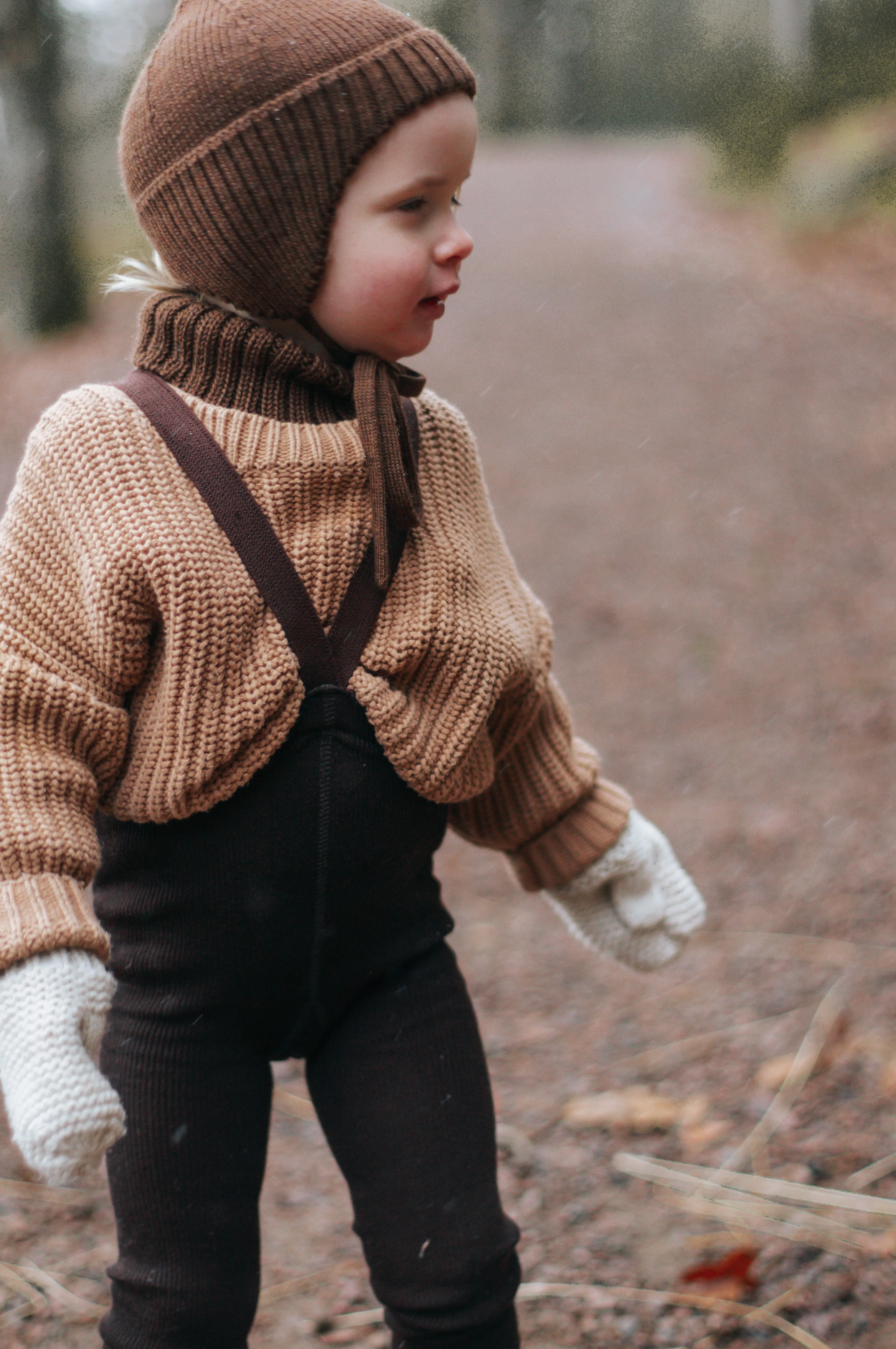 SILLY SILAS FOOTLESS MERINO WOOLY TIGHTS ESPRESSO