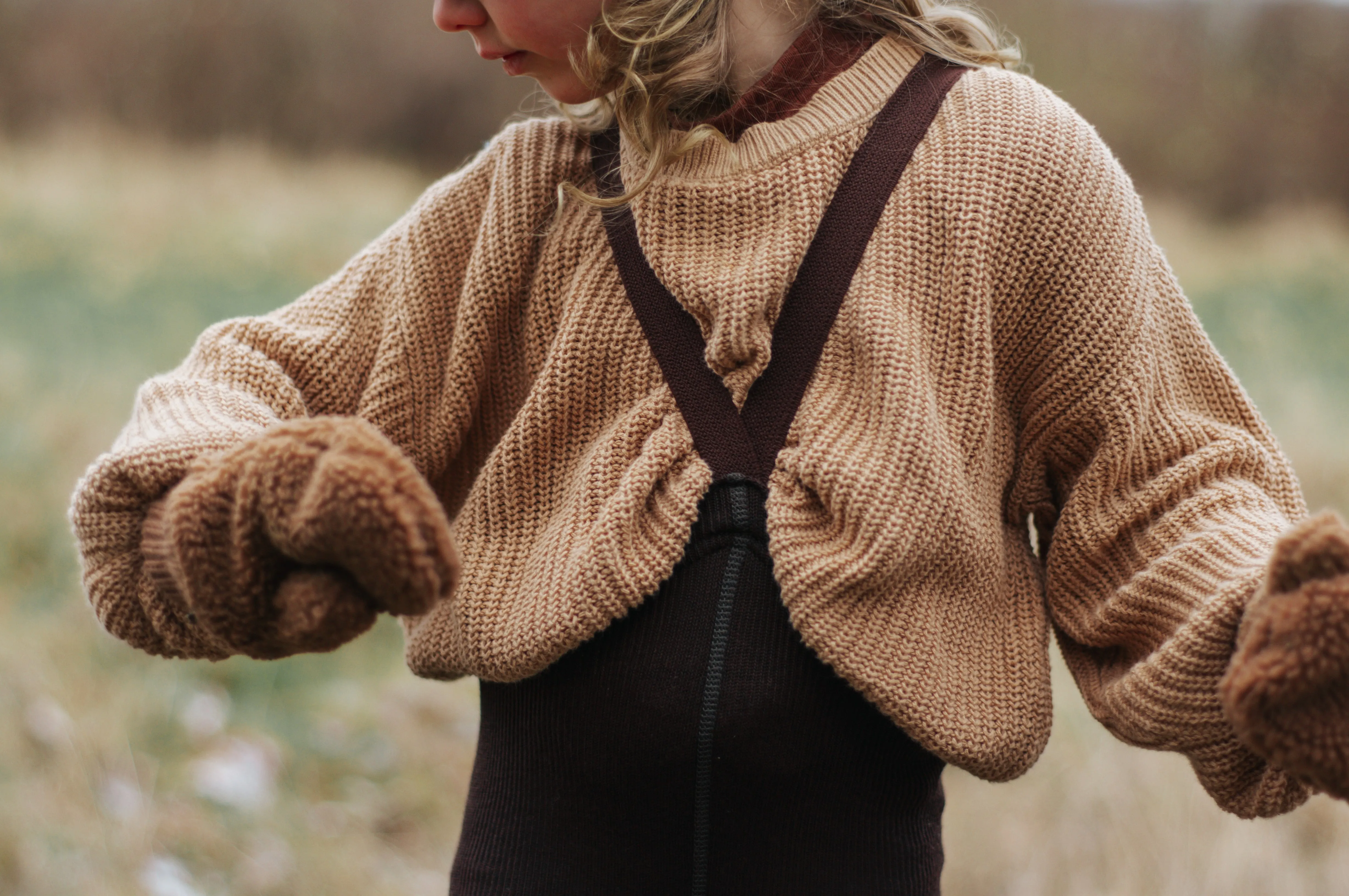 SILLY SILAS FOOTLESS MERINO WOOLY TIGHTS ESPRESSO