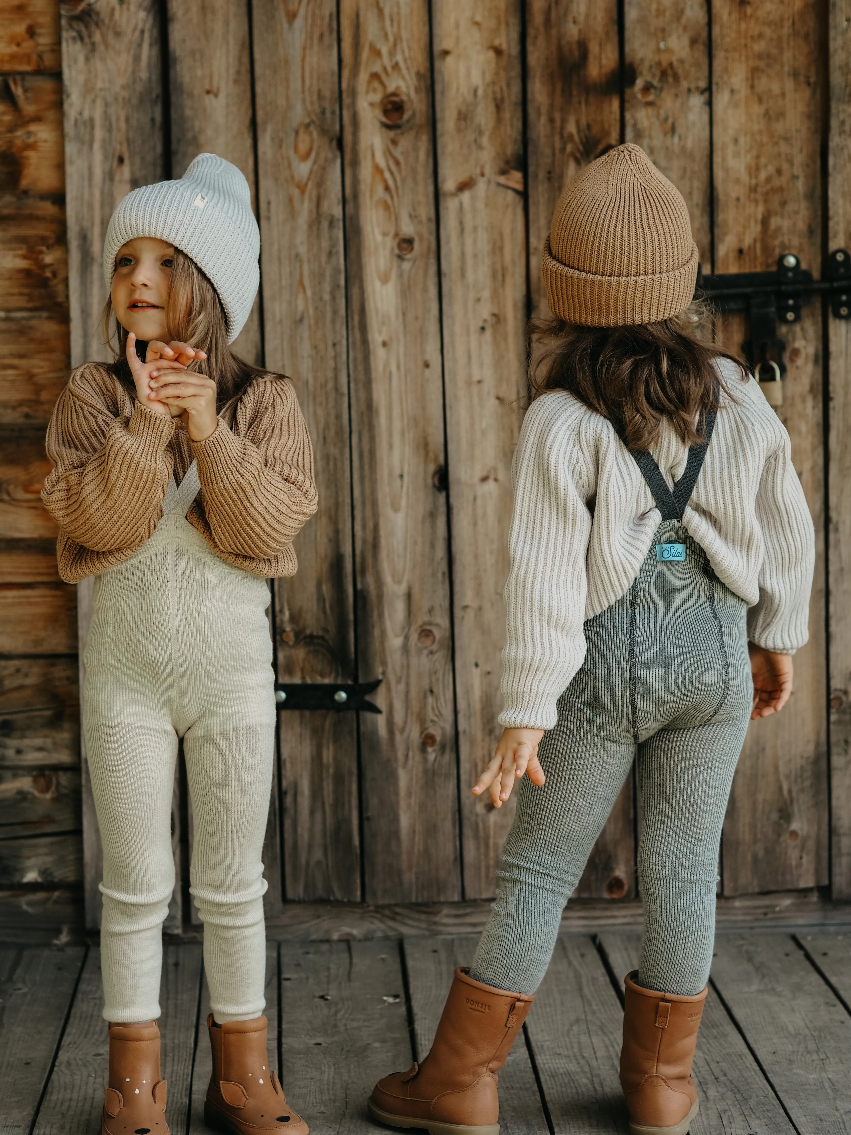 SILLY SILAS FOOTLESS MERINO WOOLY TIGHTS GREY
