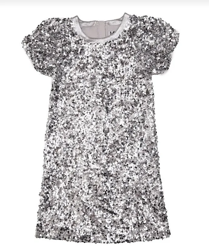 Silver Sequin Dress..