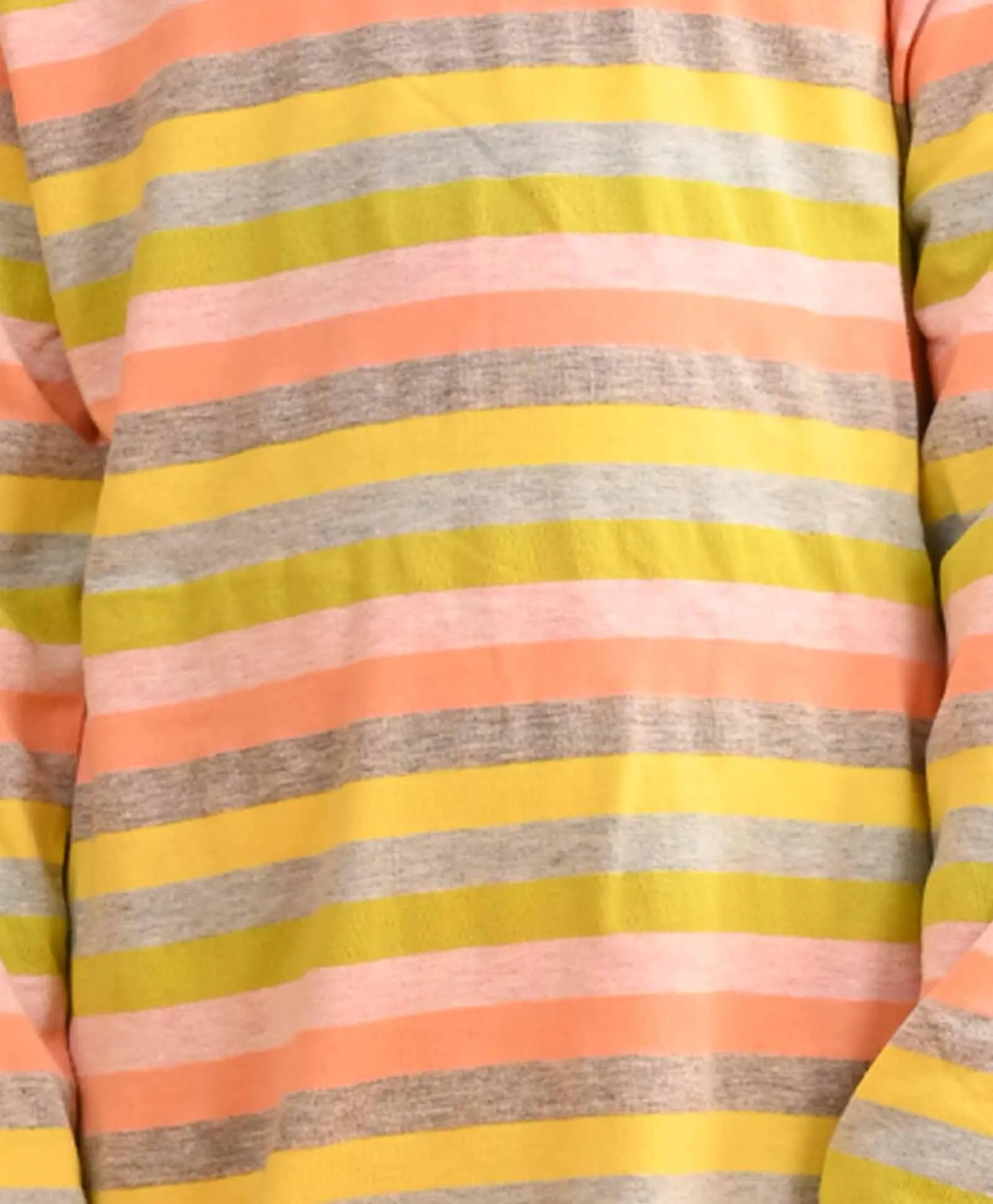 SKY YELLOW LIME PINK STRIPED LONG SLEEVES GIRLS PYJAMA SET