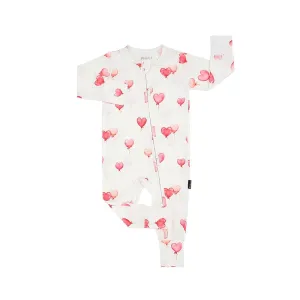 Sleeper Fold Over Cuffs - Heart Balloons