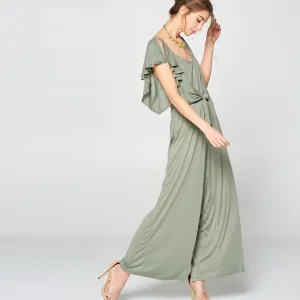Sleeveless Ruffles Jumpsuit