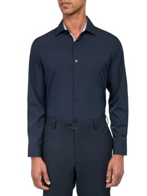 Slim Fit Solid Performance Dress Shirt