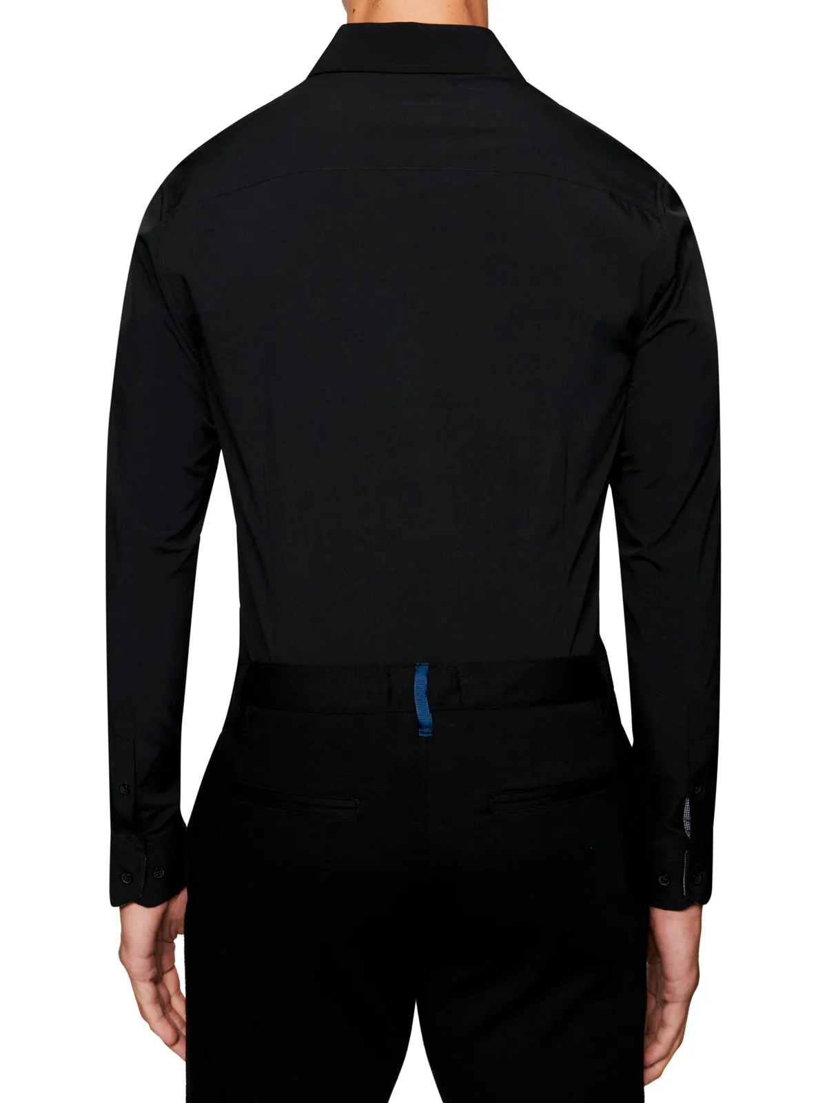Slim Fit Solid Performance Dress Shirt
