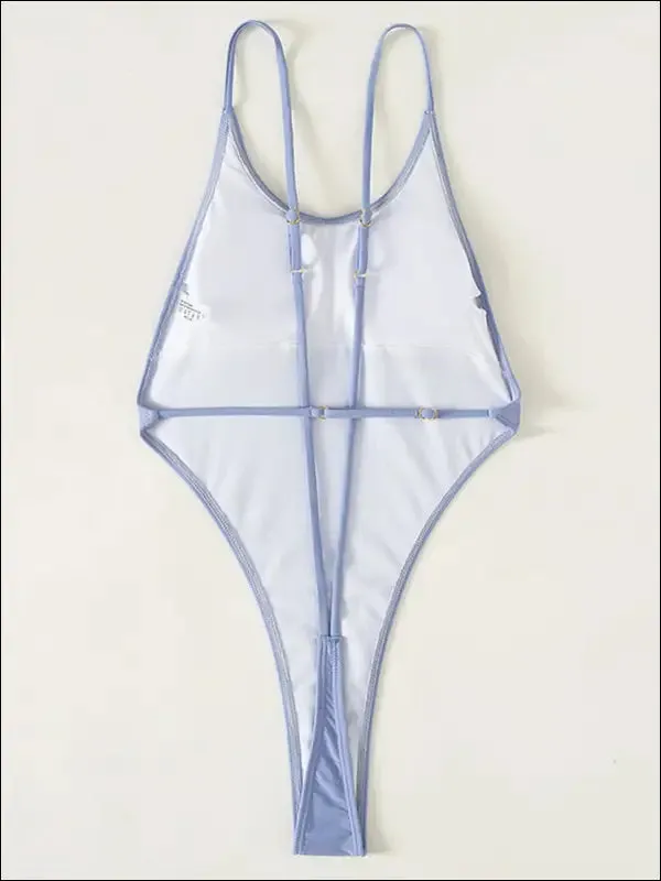 Snake skin cross backless women monokini g string thong swimwear one piece swimsuit female high cut