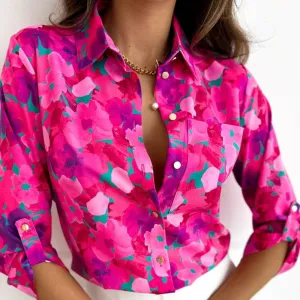 Sol® | Modern Abstract Blouse Shirt