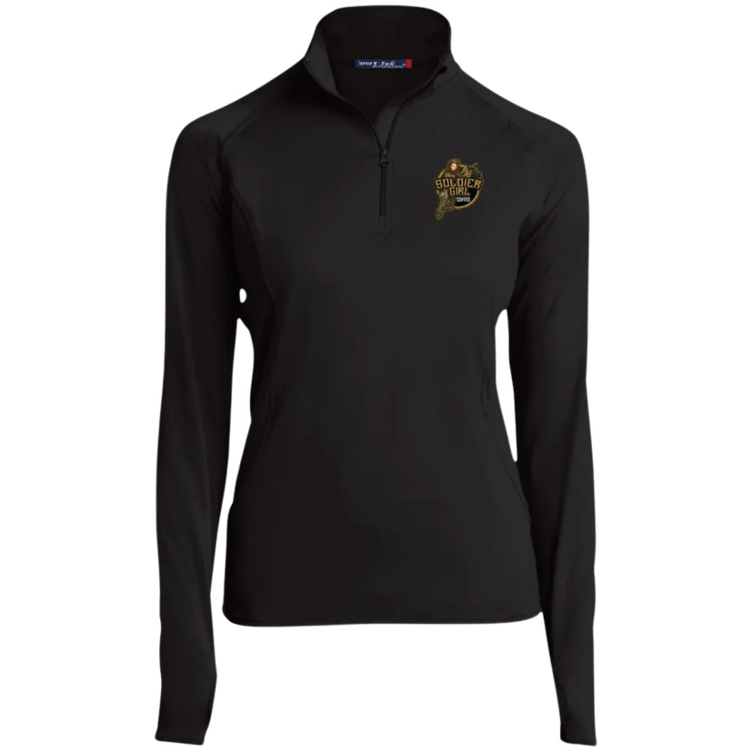 Soldier Girl Ladies' 1/2 Zip Performance Pullover