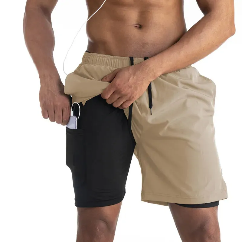 Solid Color Beach Shorts