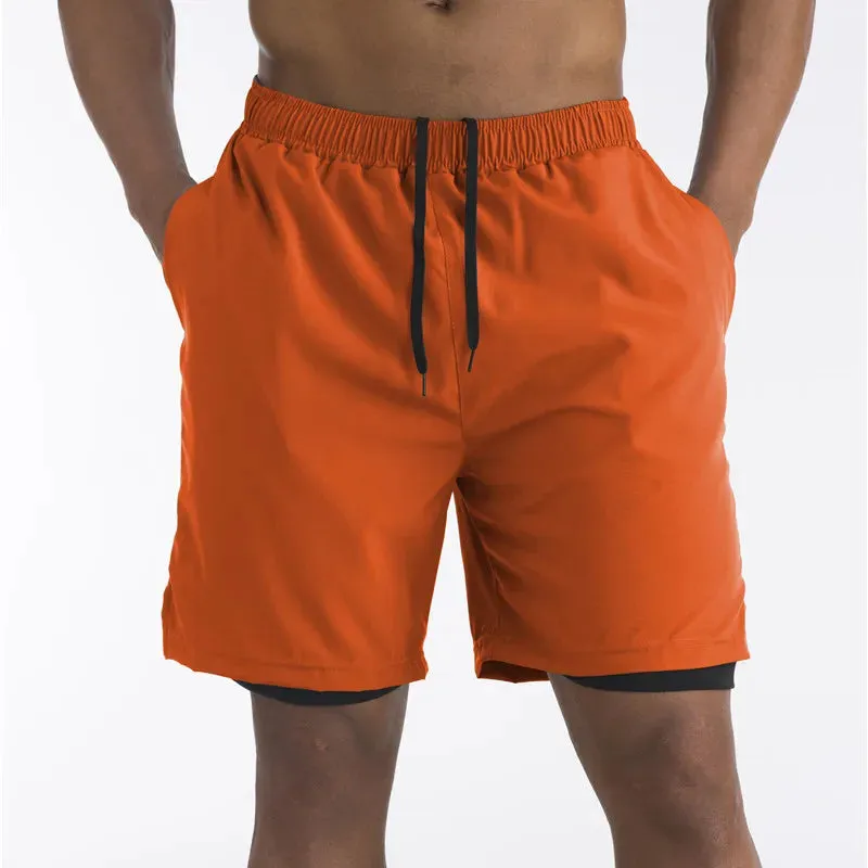 Solid Color Beach Shorts