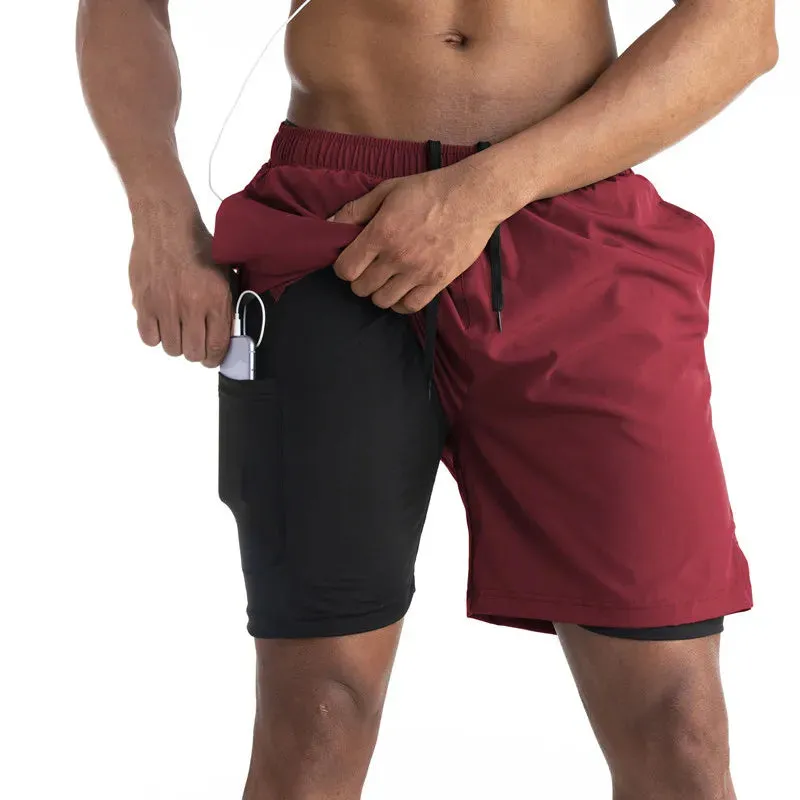 Solid Color Beach Shorts