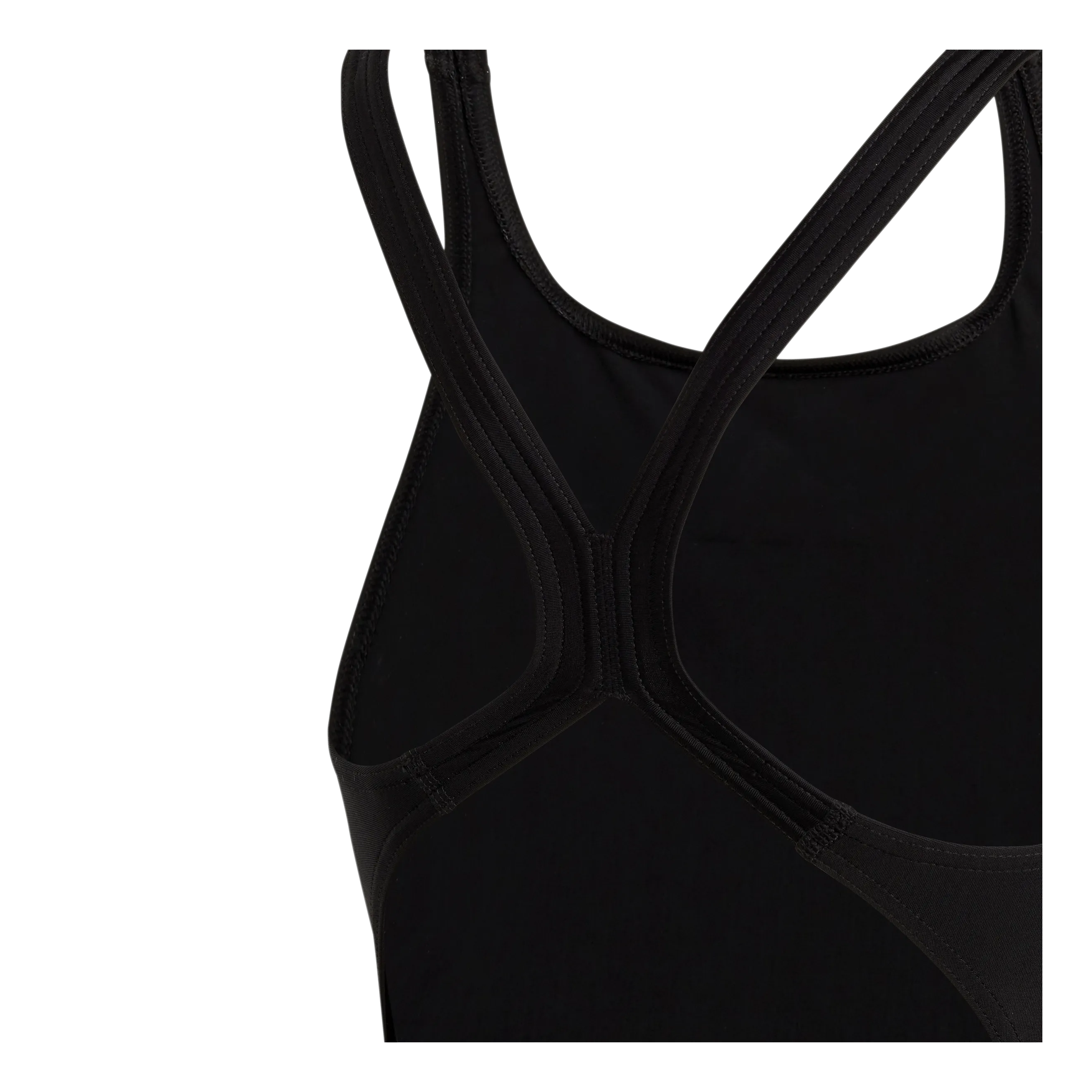 Solid Small Logo Swimsuit Black / White