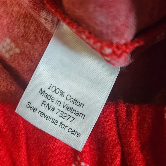 Sonoma Christmas Pajama Pants Womens XL Red Holiday Winter Warm Sleepwear NEW