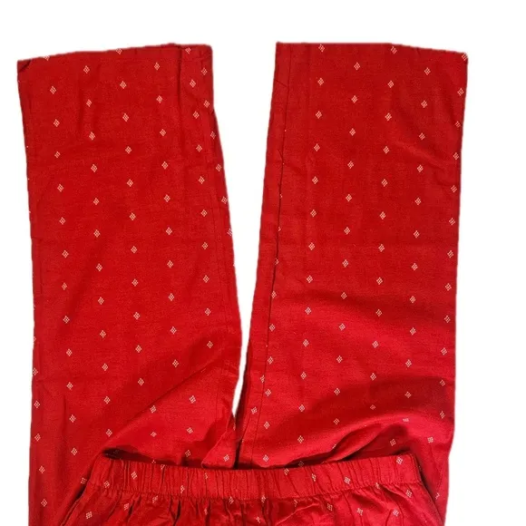 Sonoma Christmas Pajama Pants Womens XL Red Holiday Winter Warm Sleepwear NEW
