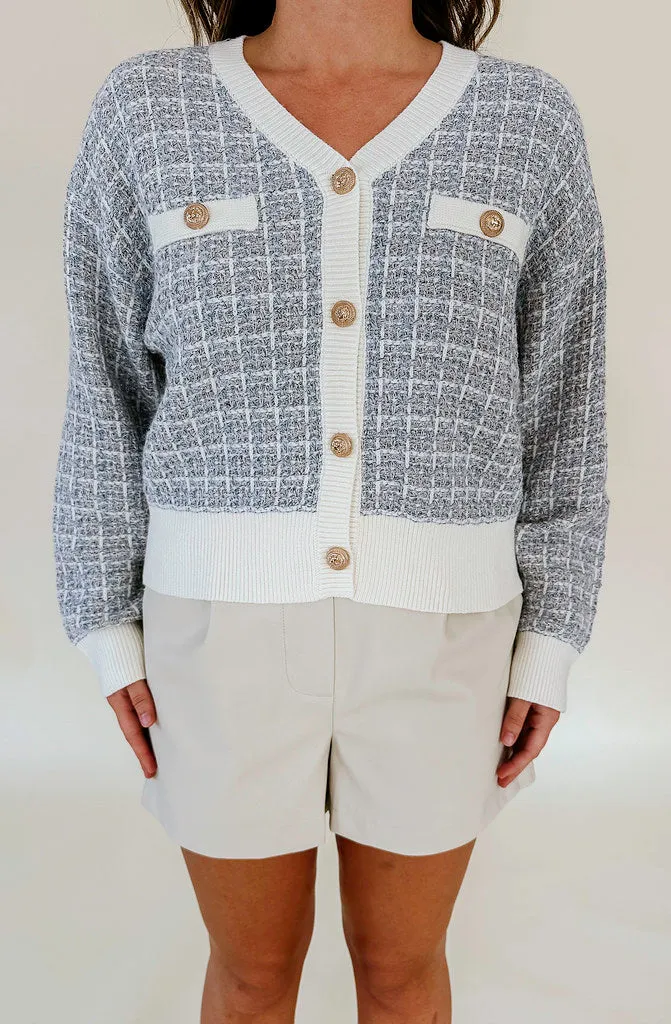 SOPHIA BUTTONED CARDIGAN