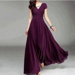 Sophisticated Maxi Fashion Dress