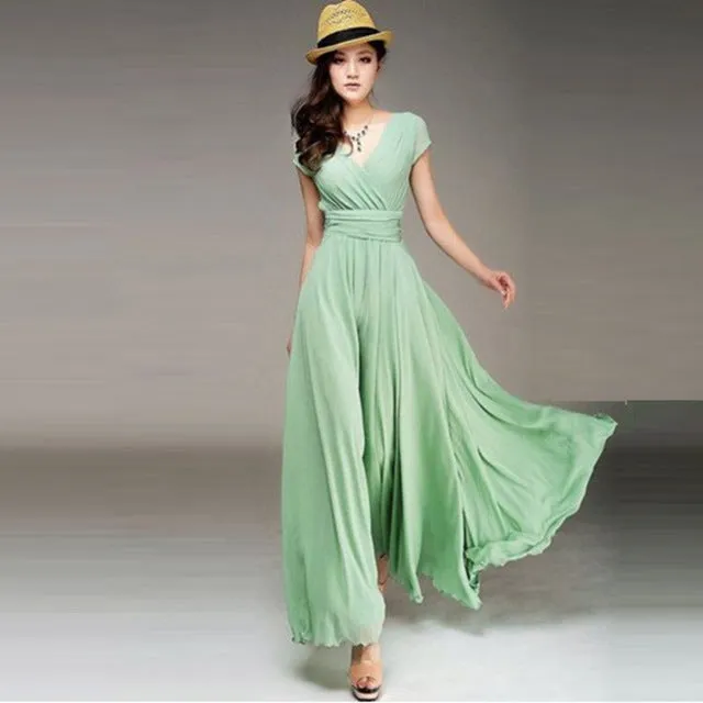 Sophisticated Maxi Fashion Dress