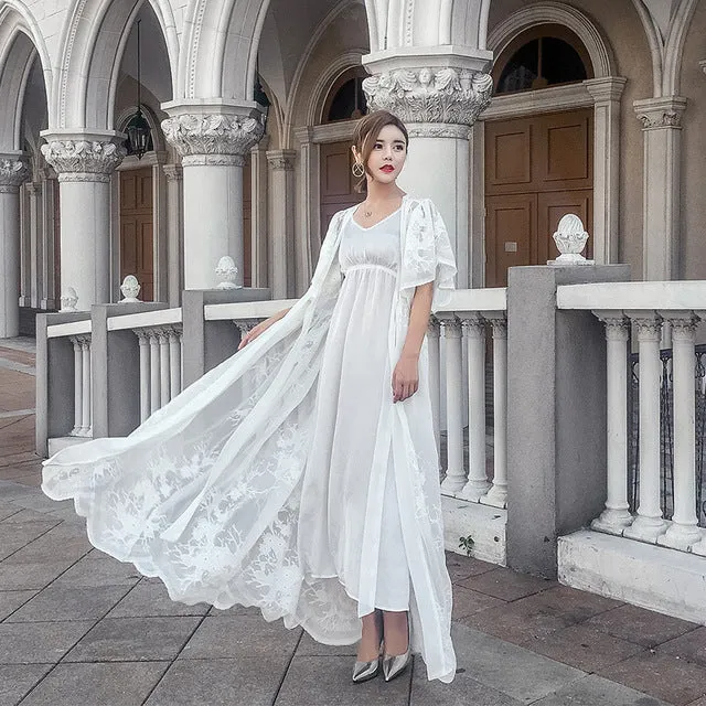 Sophisticated Pattern Embroidery Dress