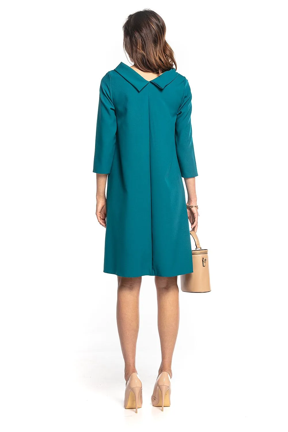 Sophisticated Trapeze Midi Dress