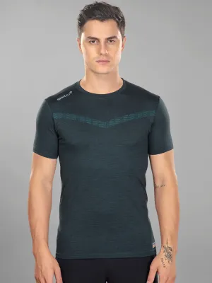Sport Sun Playcool Pro Round Neck Teal T Shirt