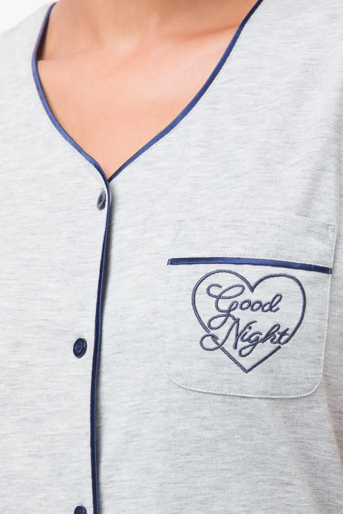 Spot Pyjamas Grey