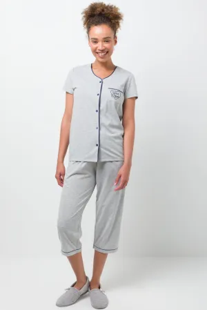 Spot Pyjamas Grey