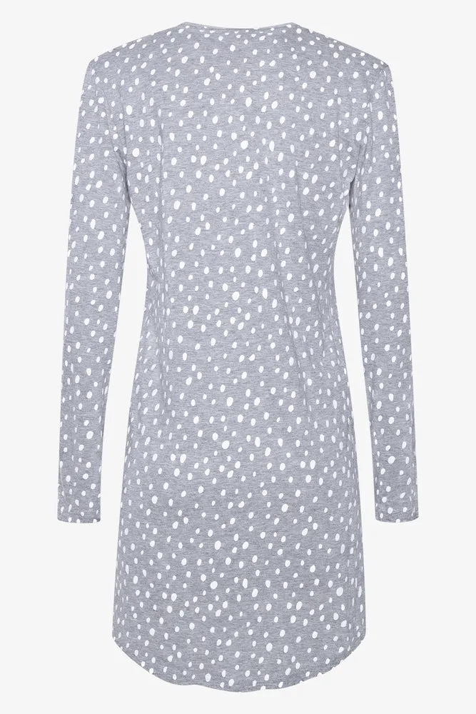 Spotted Sleepshirt Grey