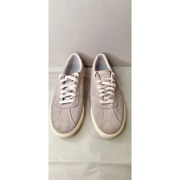 STATE FOOTWEAR Skateboard Sneakers Shoes Leland White Men's Sz 8M Lace Up Suede