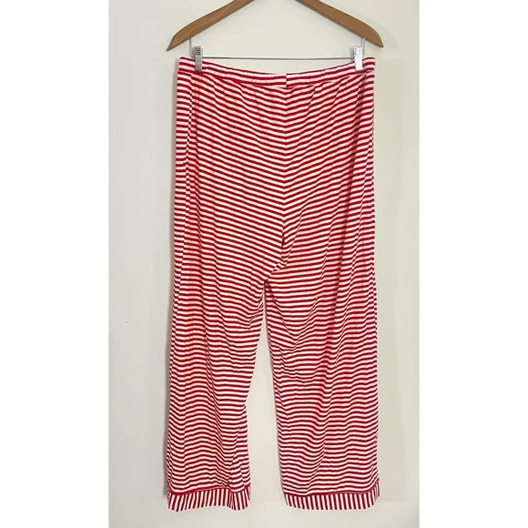 State of Day L Pajama Luxury Lounge Set Wide Leg Pants Soft Jersey Knit NEW