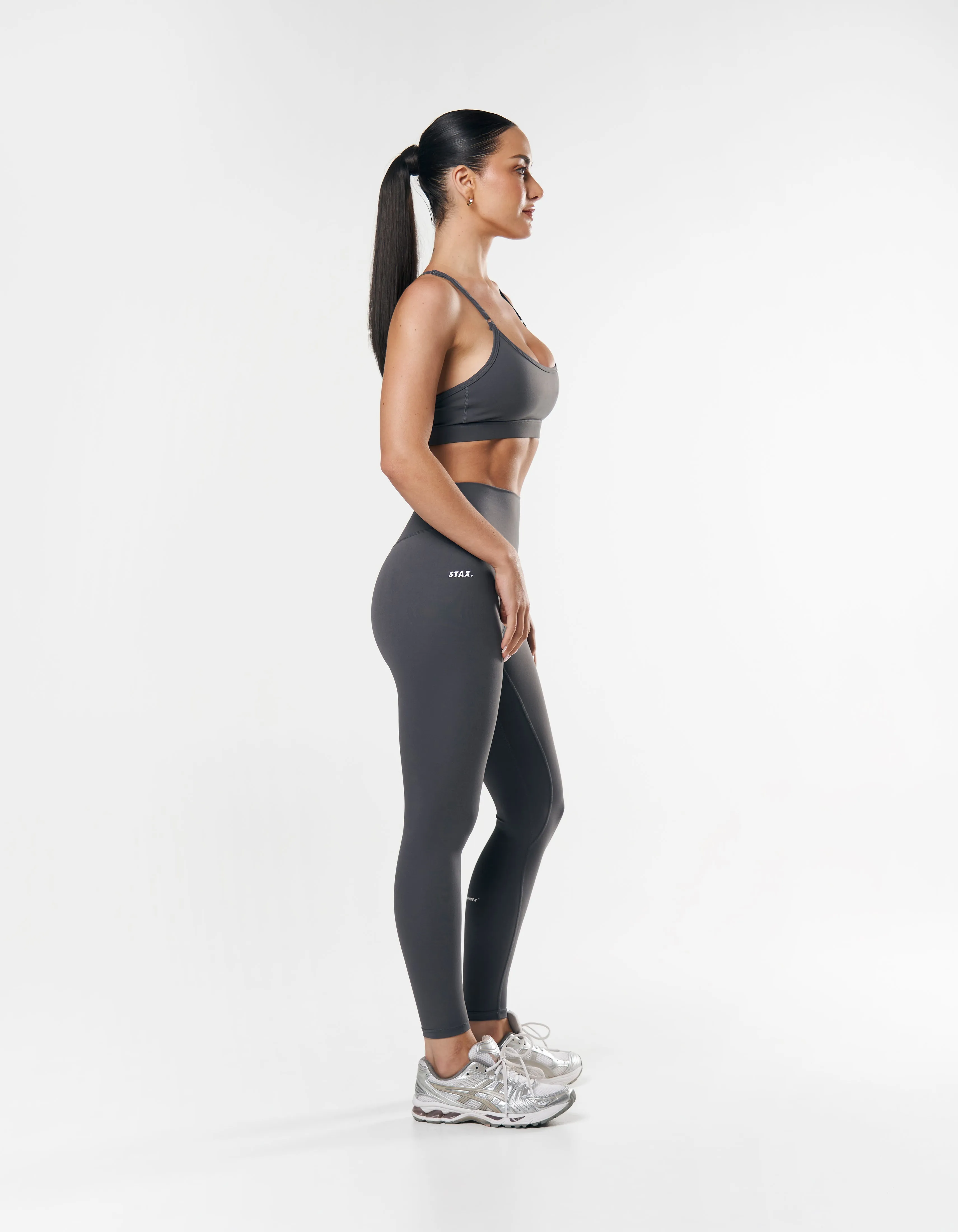 Strappy Crop NANDEX ™ - Charcoal Grey