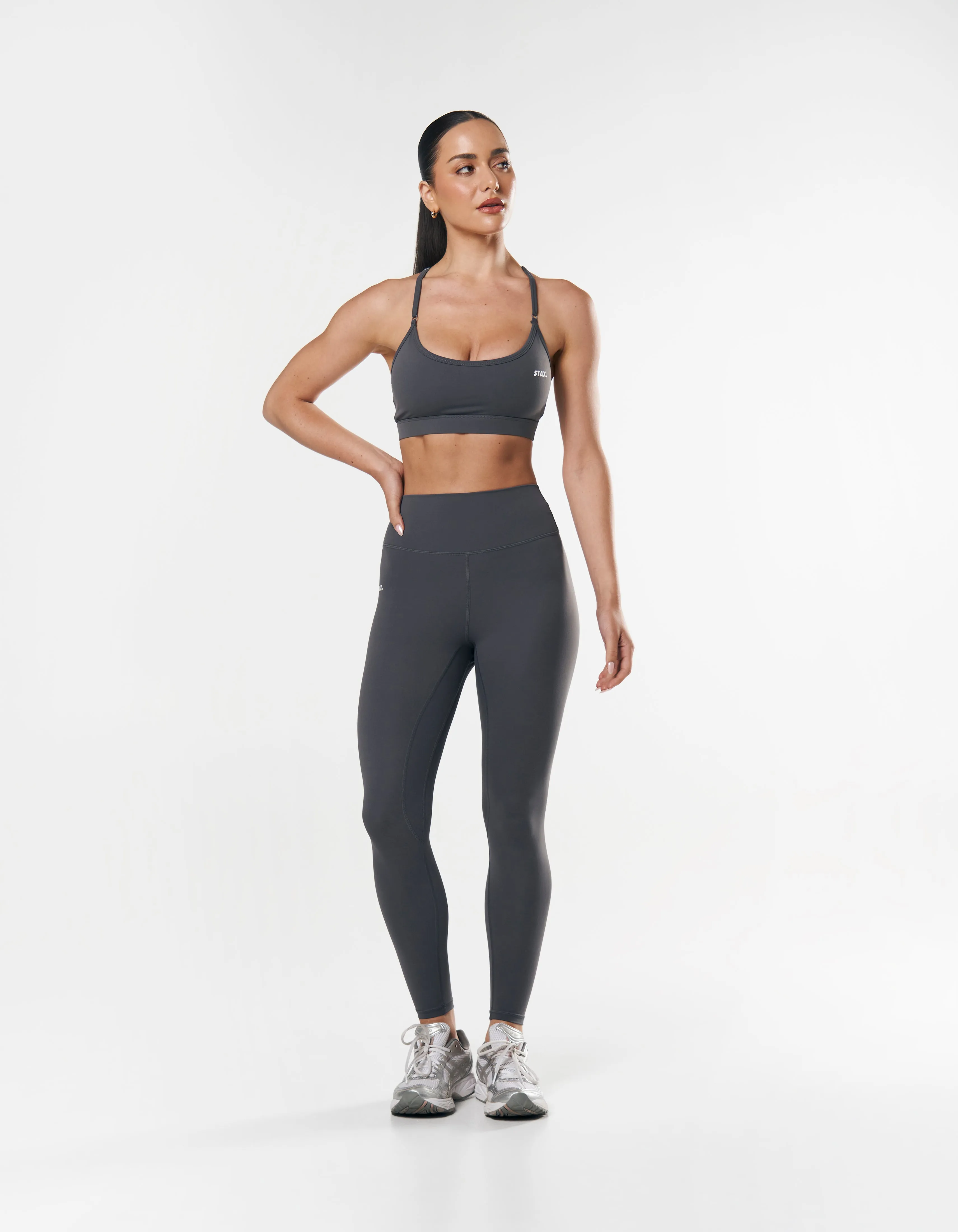 Strappy Crop NANDEX ™ - Charcoal Grey