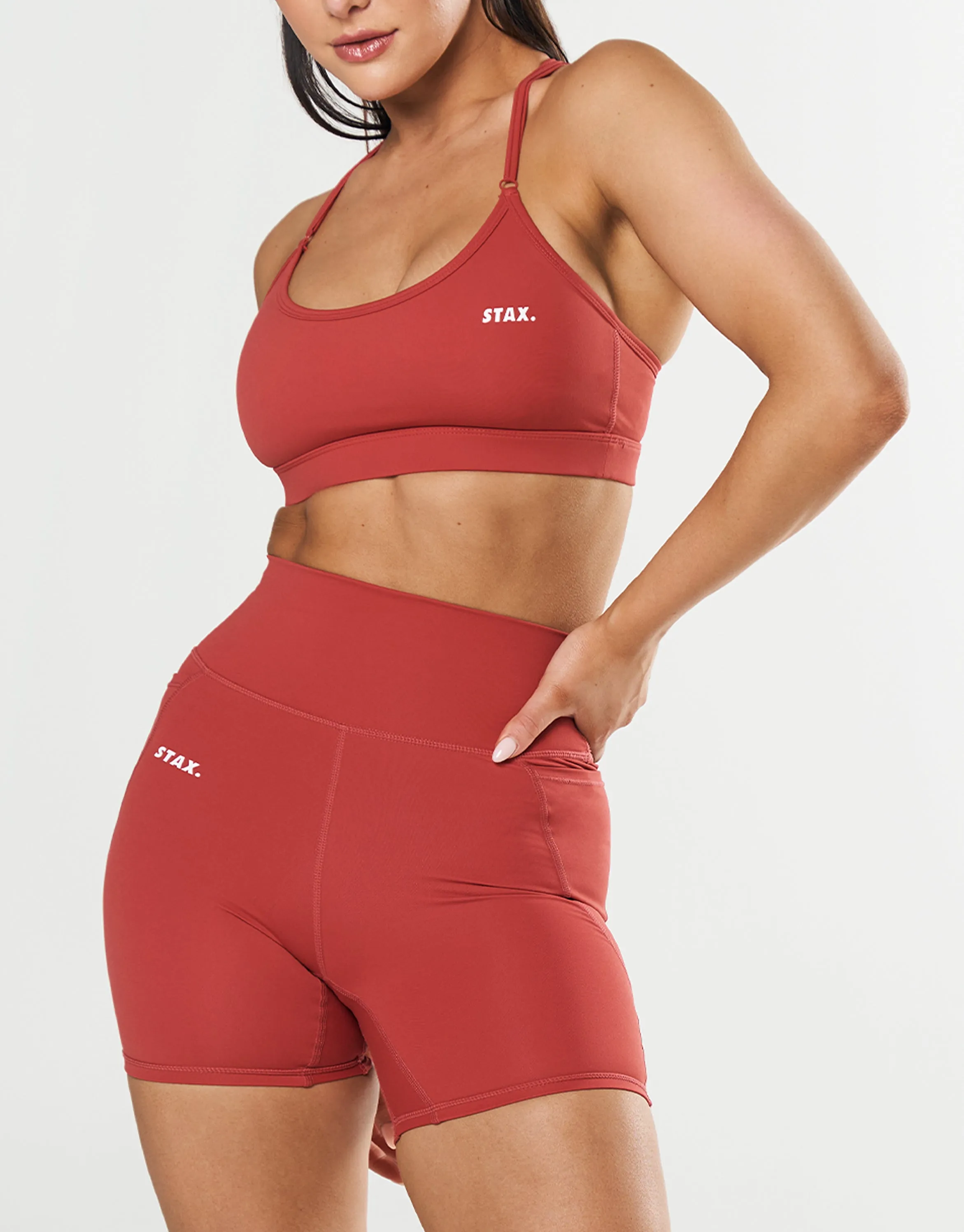 Strappy Crop NANDEX ™  - Mahogany