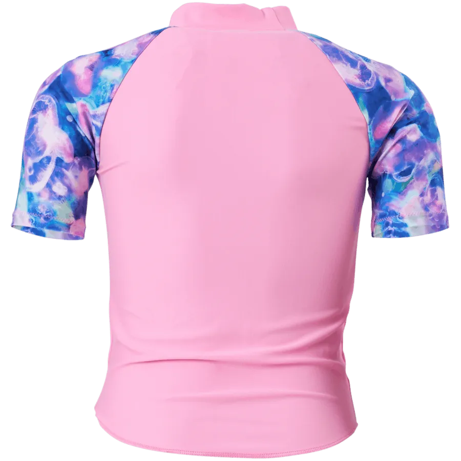 Sun Protection Top And Short Pink